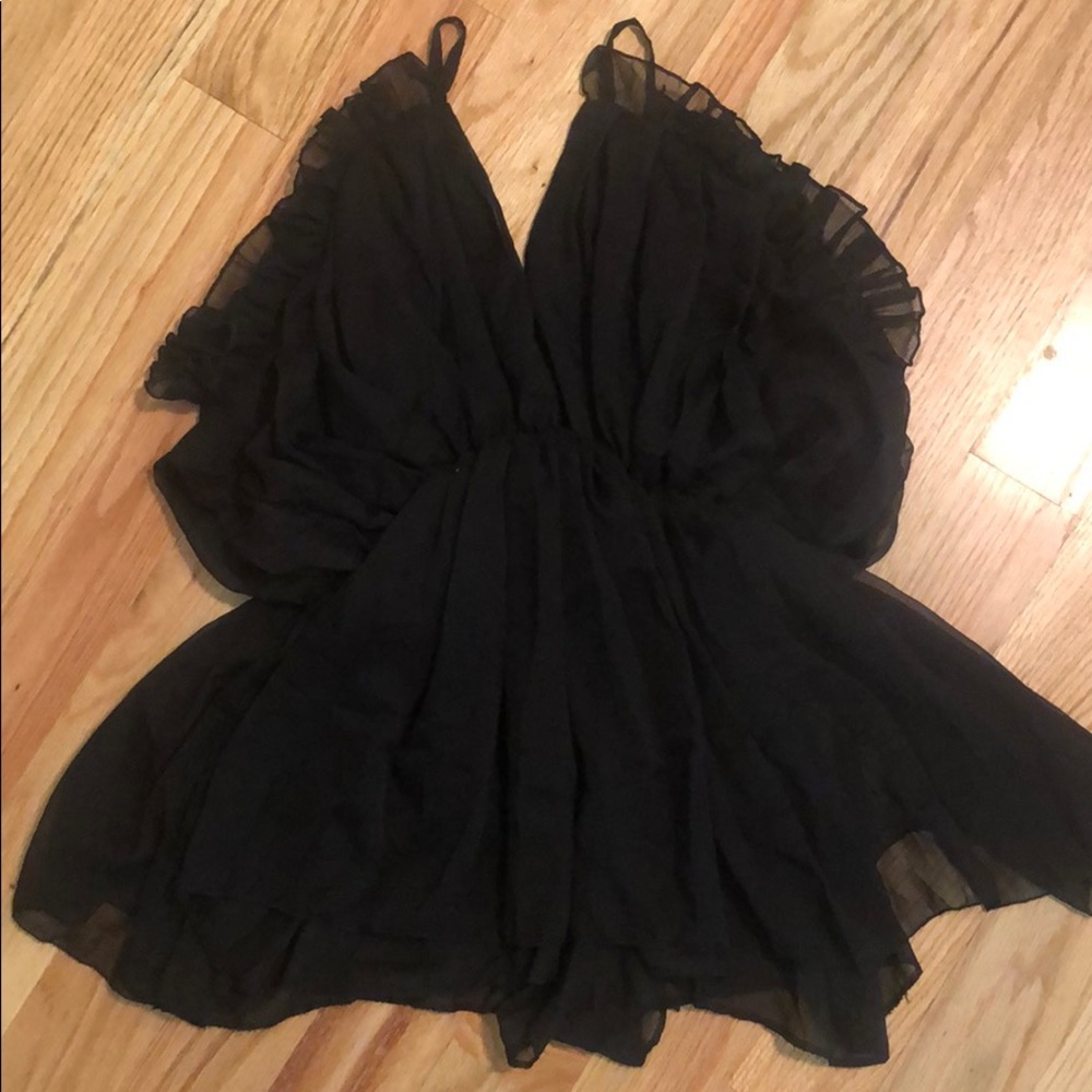 Alice chiffon black romper